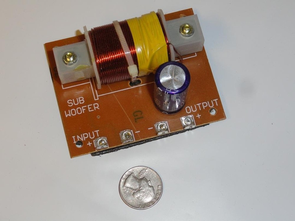 12V Low Pass Subwoofer Crossover for 8 Ohm or 4 Ohm