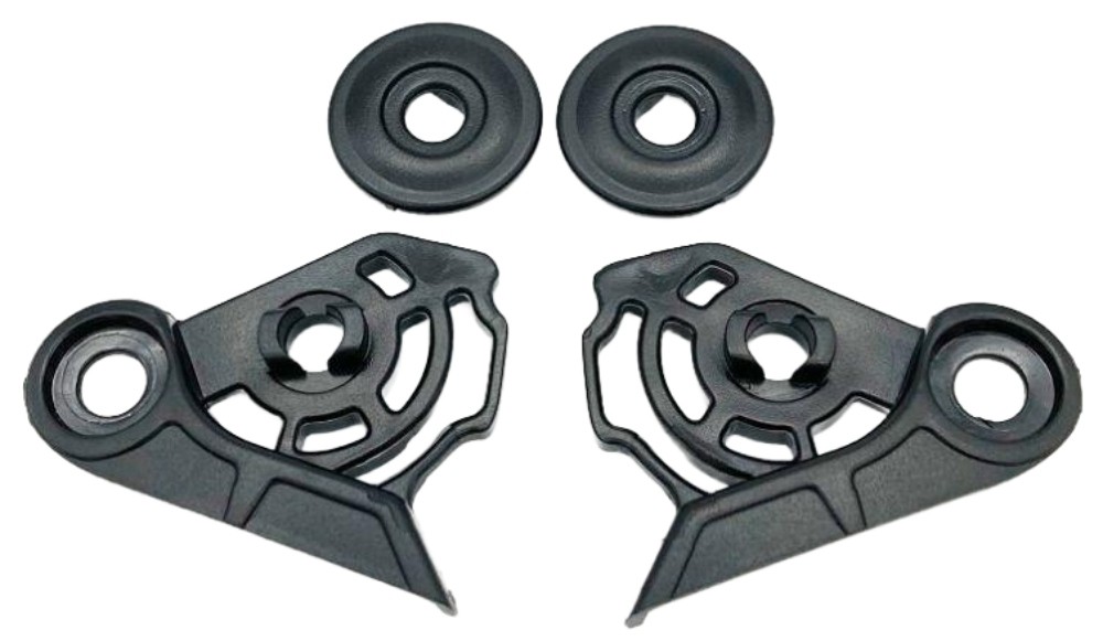 LS2 Street Fighter/OHM Helmet Replacement Shield Base Plate Black