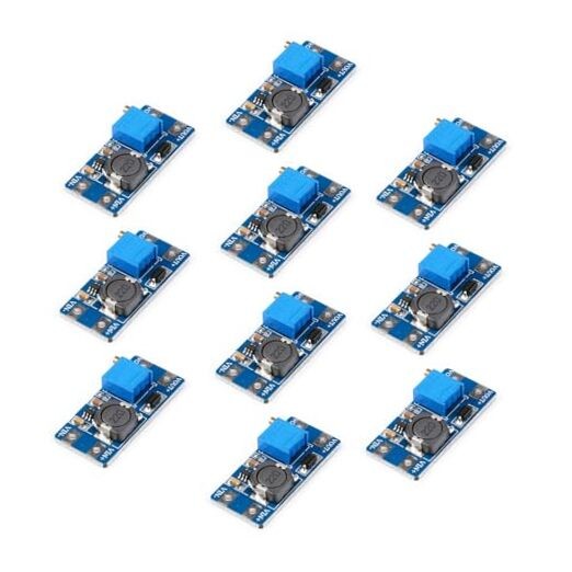 10pcs MT3608 DC-DC Adjustable Boost Module 2A - Step up Converter for 2V-24V