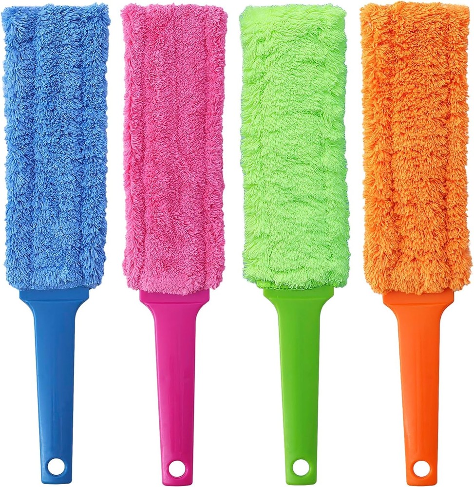 15 inch Reuseable Microfiber Feather Duster, Blind Duster, Gap Duster,