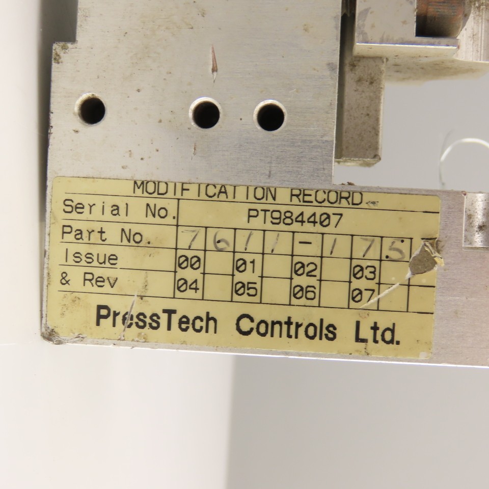 PressTech Controls 7611-175 Linear Rail Sensor W/ 7607-4840-IH