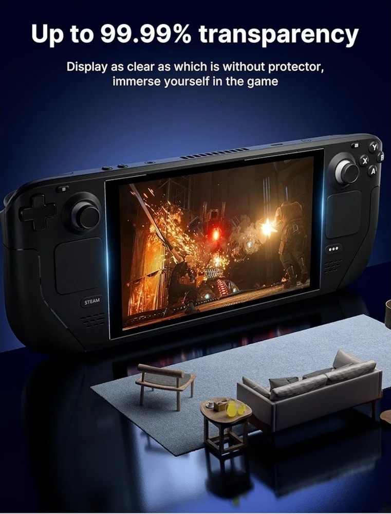 JSAUX 2-Pack Screen Protector for Steam Deck, Ultra HD Glass Protector 9H...