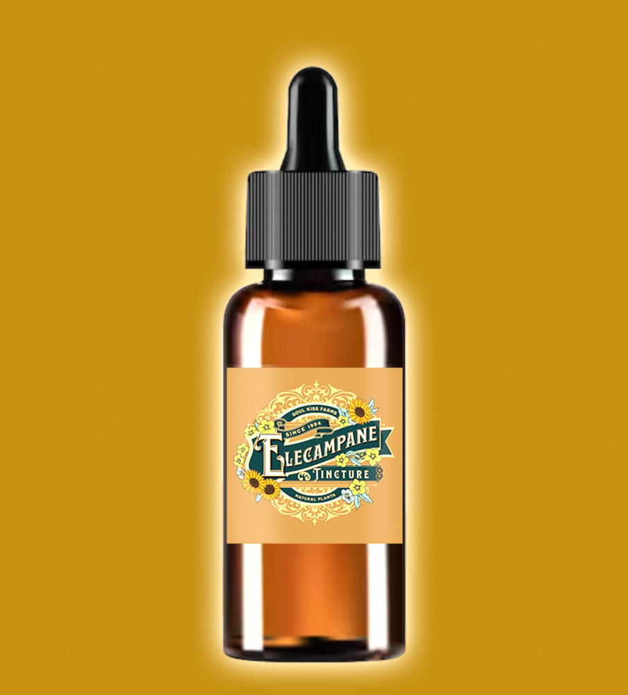 Elecampane Root Extract - EInula Helenium Tincture EASY Liquid Drops - USA made