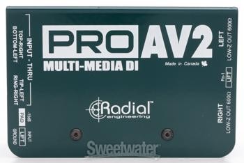 Radial ProAV2 2-channel Passive A/V Direct Box