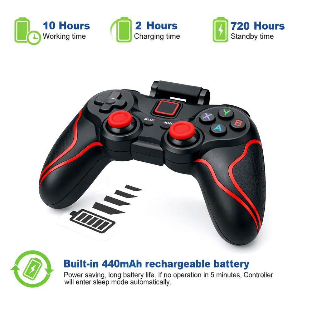 Wireless Bluetooth Game Controller Gamepad For Android iPhone Tablet PC Phone