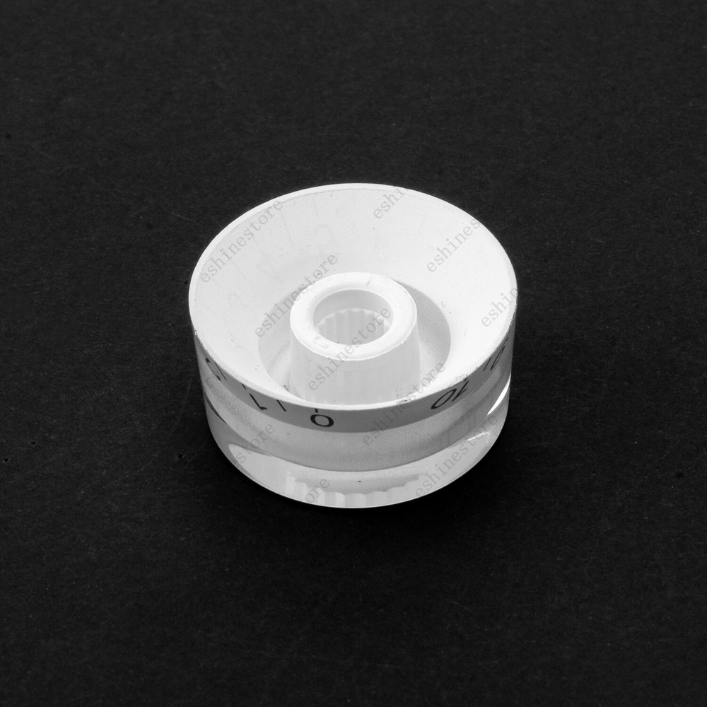 4 Pcs White/Gold Electirc Guitar Control Knobs Speed Knobs For Les Paul SG