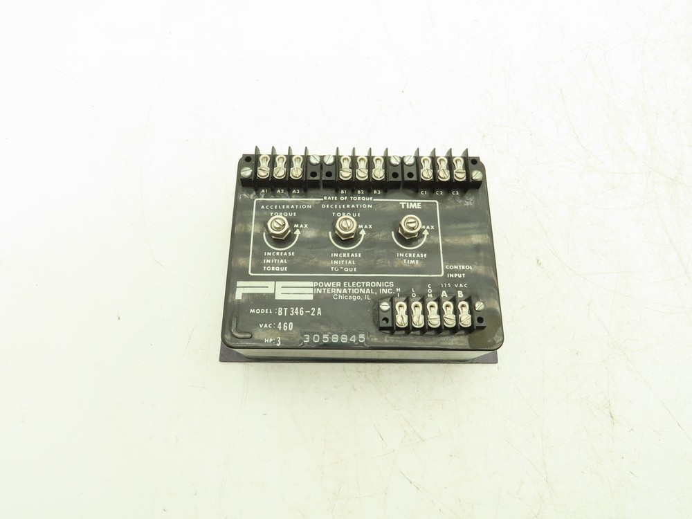 Power Electronics BT346-2A Soft Start Motor Control Unit 3Hp 115V/460V