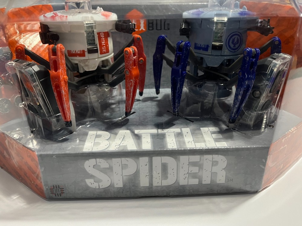 HEXBUG Battle Spider 2.0 Dual Pack Blue and Orange