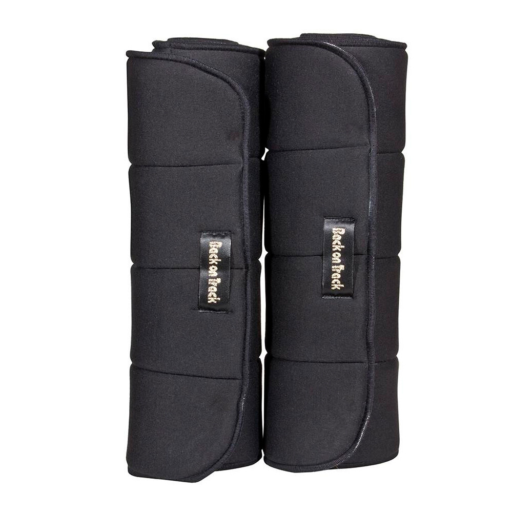 Back On Track No Bow Leg Wraps (Pair), Black 205000