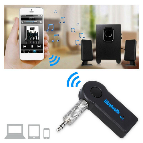 4.0 Bluetooth Wireless Receiver 3.5mm Car Music Receiver Converter & USB Cable