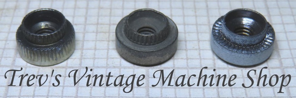 4BA round Hank Rivet Bush, plated brass, threaded insert nuts, Qty 10-20