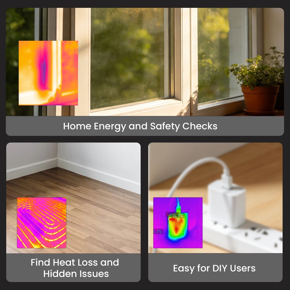 ANXTECH 96x96 Resolution Infrared Thermal Imaging Camera Compatible With Android