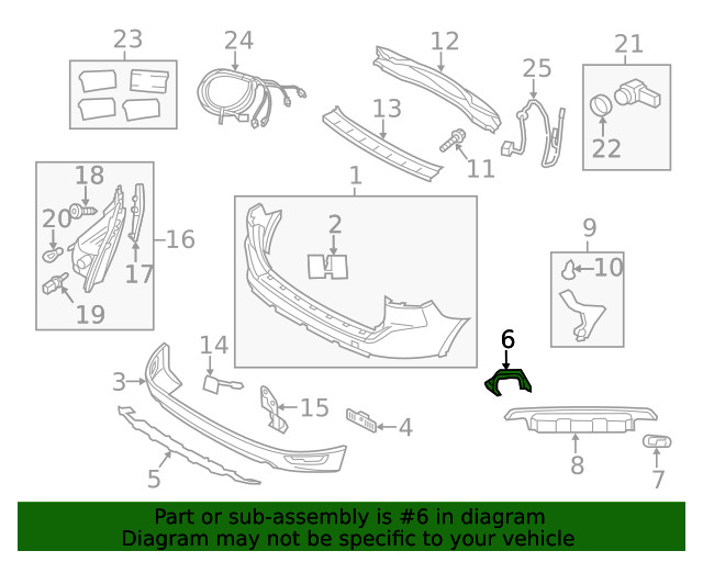 Genuine Volvo Valance Panel Bracket 31323970