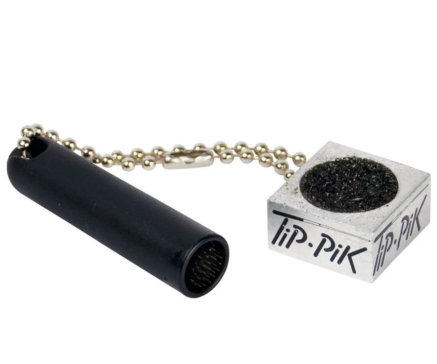 Tip Pik, Billiard Pool Cue Tip Tool Scuffer/Shaper/Aerator Accessory