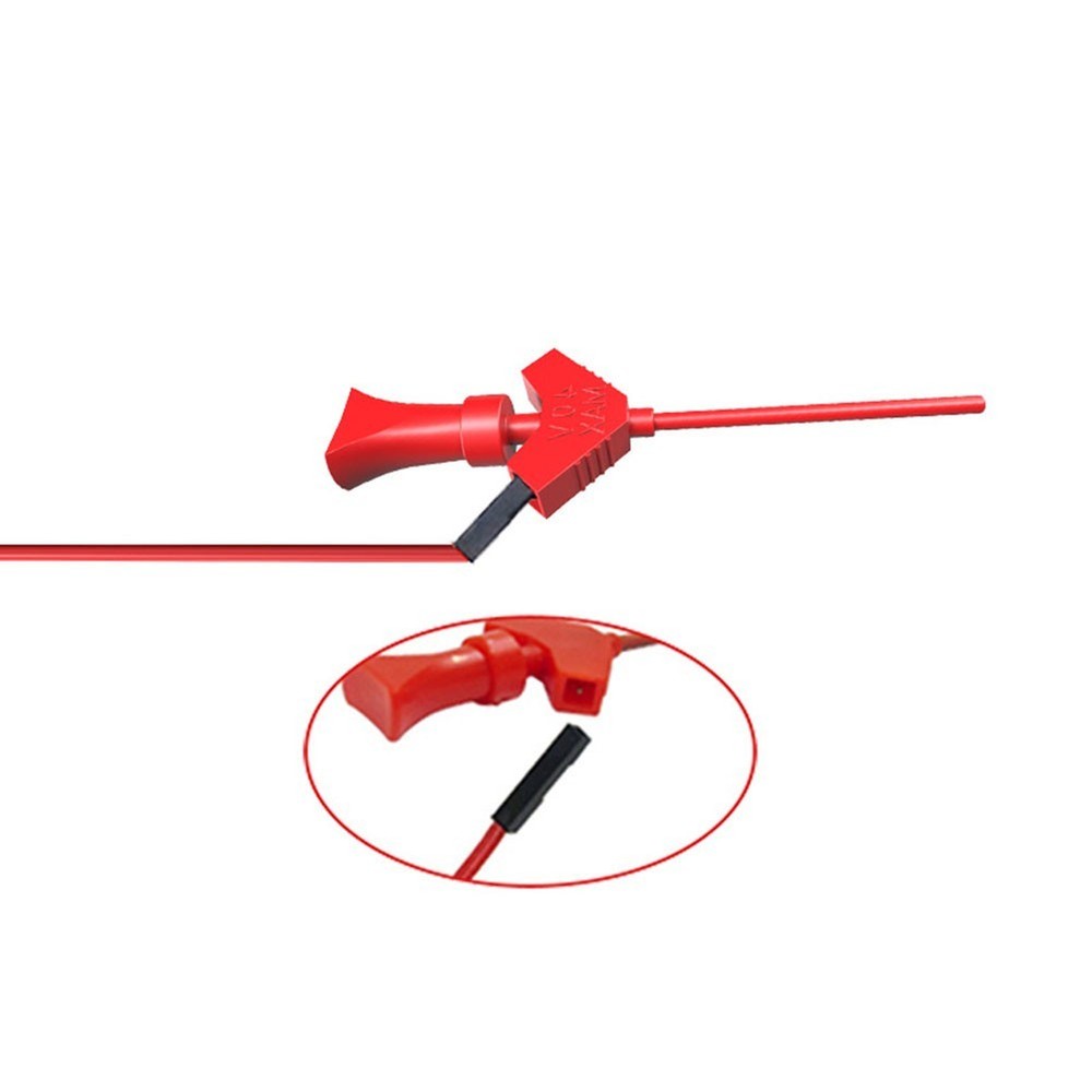 Compact Multimeter Test Hooks with 10 Inch Leads for IC Testing and Repairs