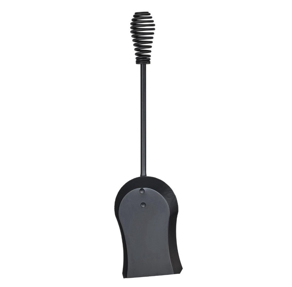 5-Piece Black Fireplace Tools Set with Spring Handles (F-1032)