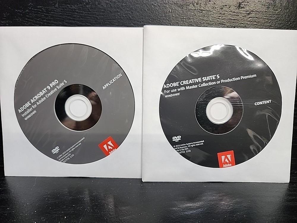 Adobe Creative Suite 5 Master Collection For Windows DVD Full / Upgrade Version