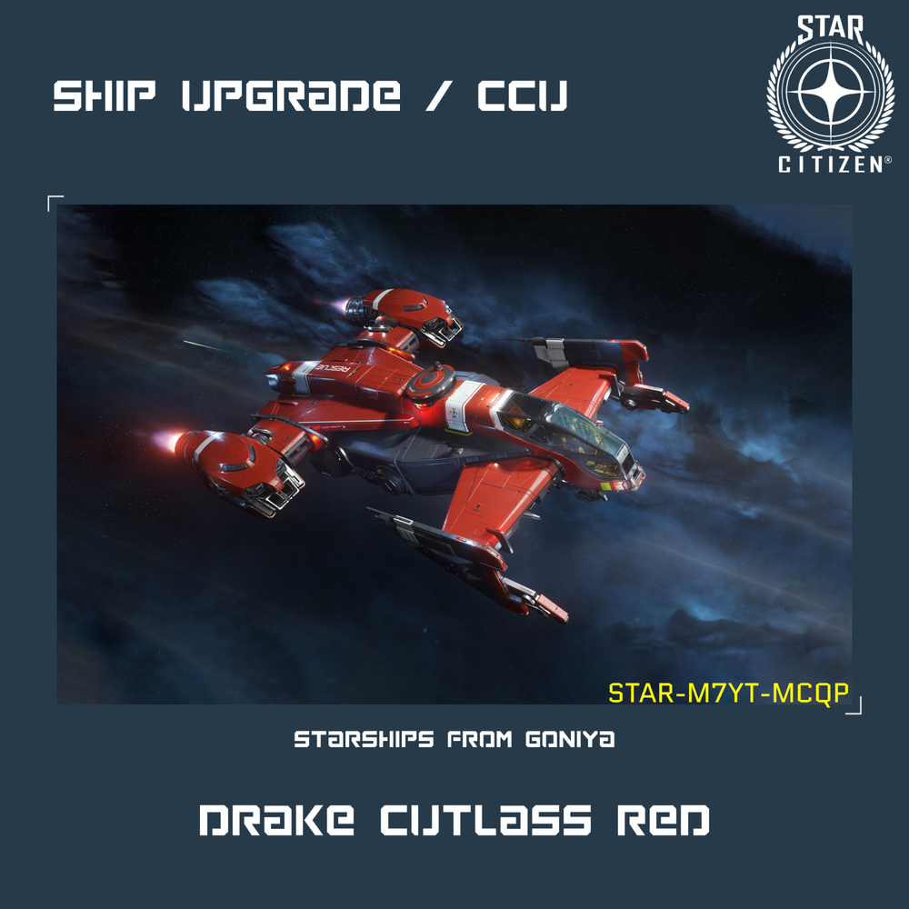 STAR CITIZEN - DRAKE CUTLASS RED UPGRADE - (CCU)