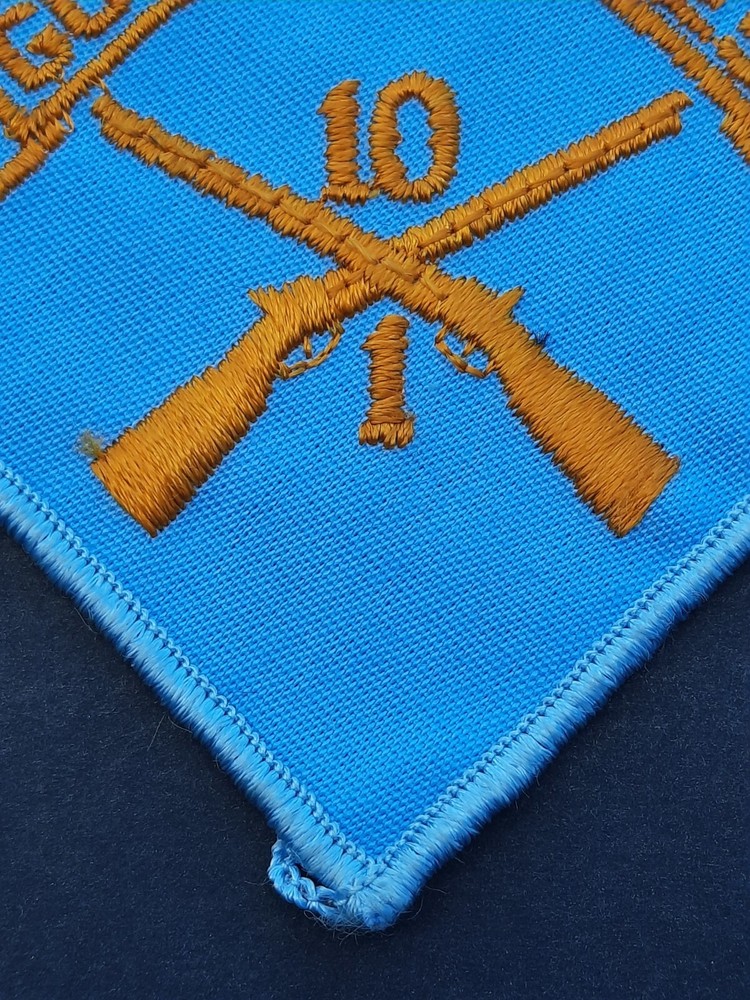 Original US Army Patch 1st Bn Battalion 10th Infantry Regiment Pocket Patch
