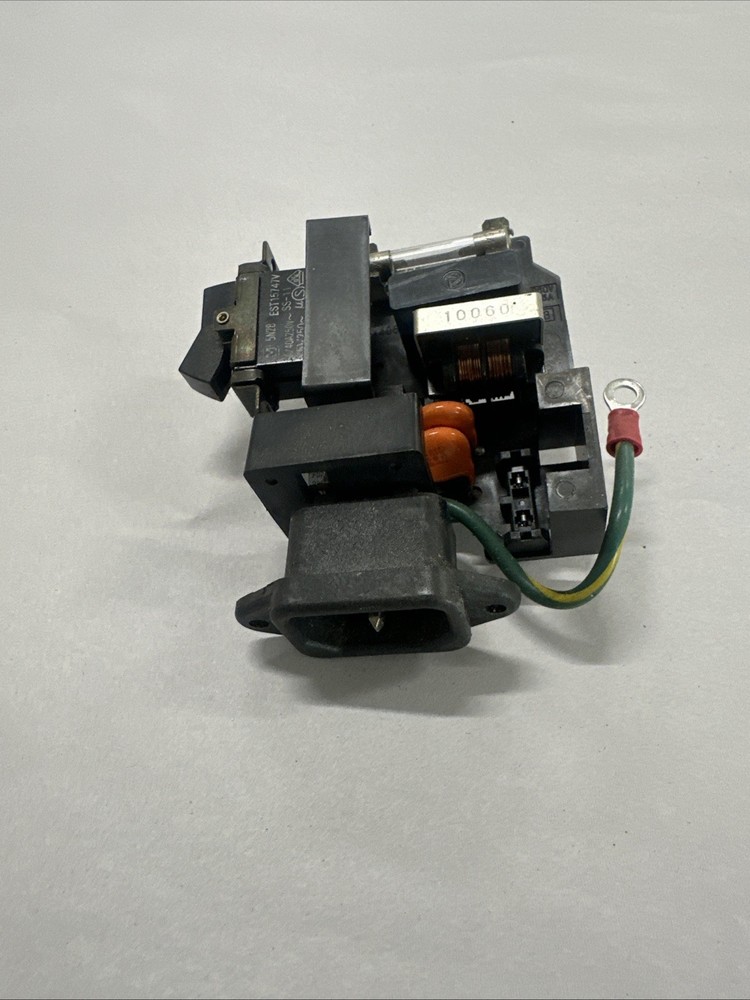 Okidata Microline 320 9 Pin Printer Power Button And Plug Connector - Tested