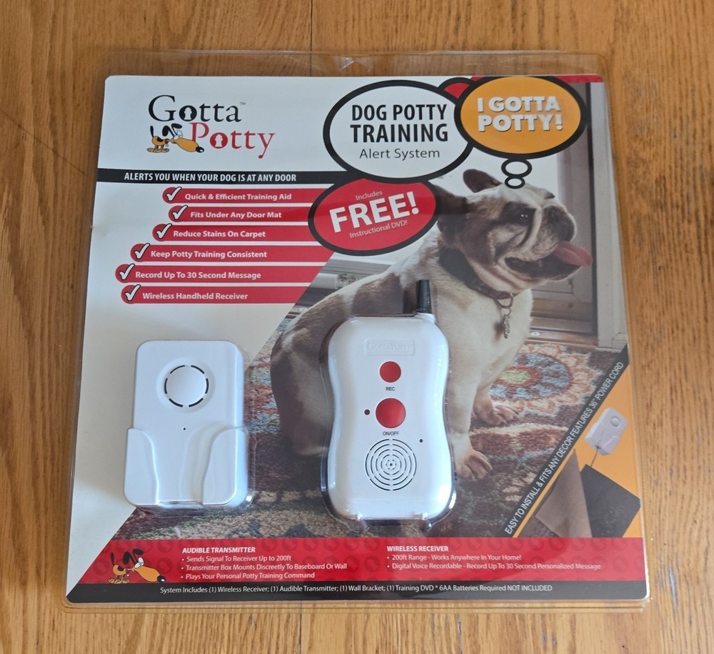 Gotta potty dog training alert system