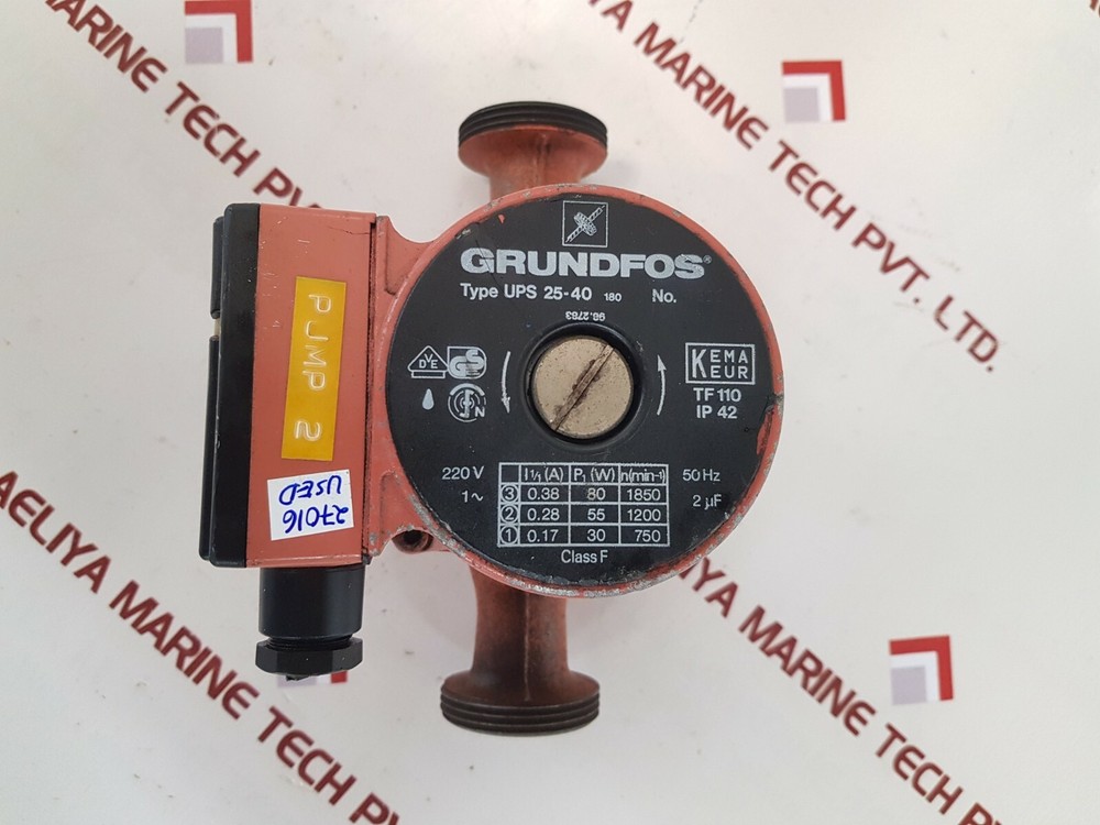 Grundfos ups 25-40 180 circulator pump