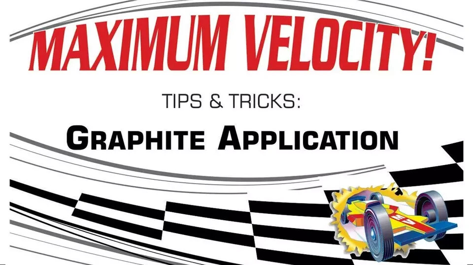 Maximum Velocity Premium Pinewood Car Graphite Powder | Easy Application Tip for