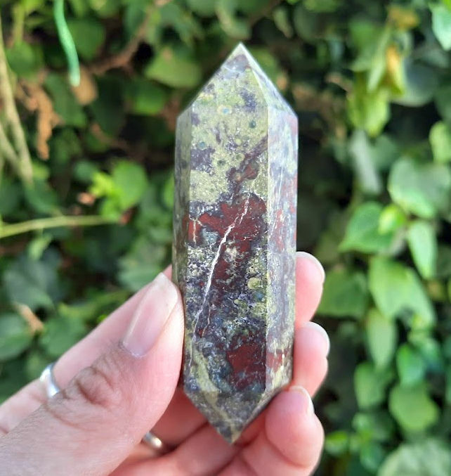 Dragonstone Double Terminated Wand / Dragon Blood, Courage, Strength, Creativity