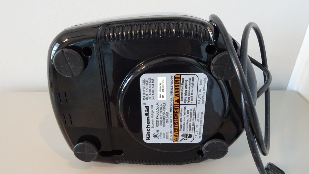 KitchenAid Food Processor Chrome KFP750cro Tested Working Base Motor Only