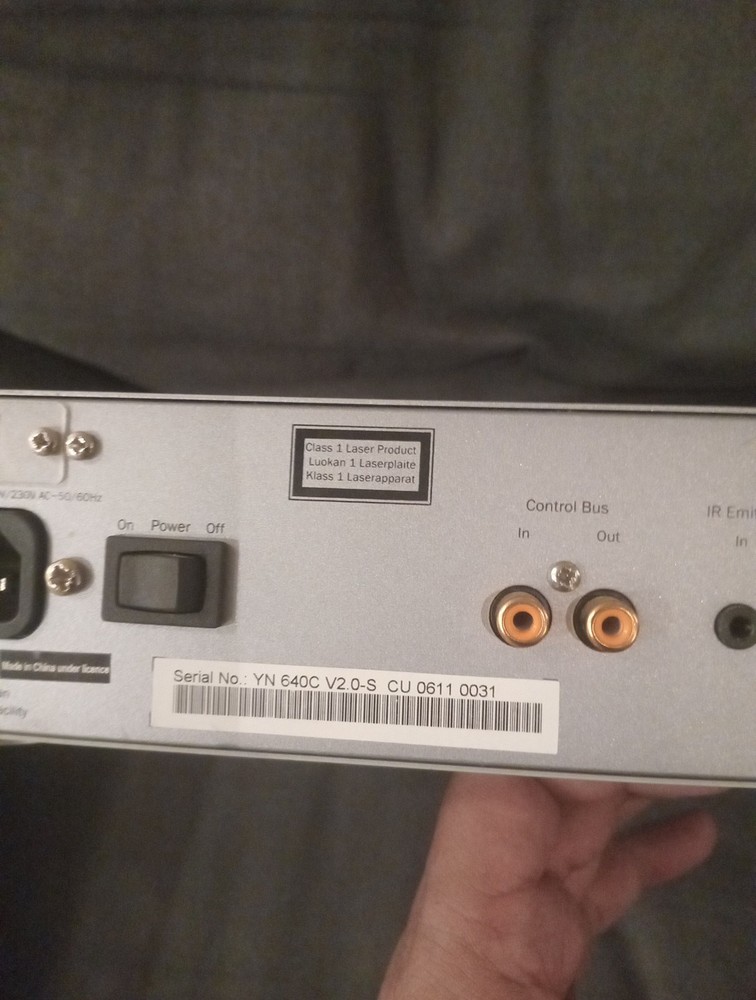 CAMBRIDGE AUDIO AZUR 640C COMPACT DISC PLAYER V2.0 Player Only Please Read