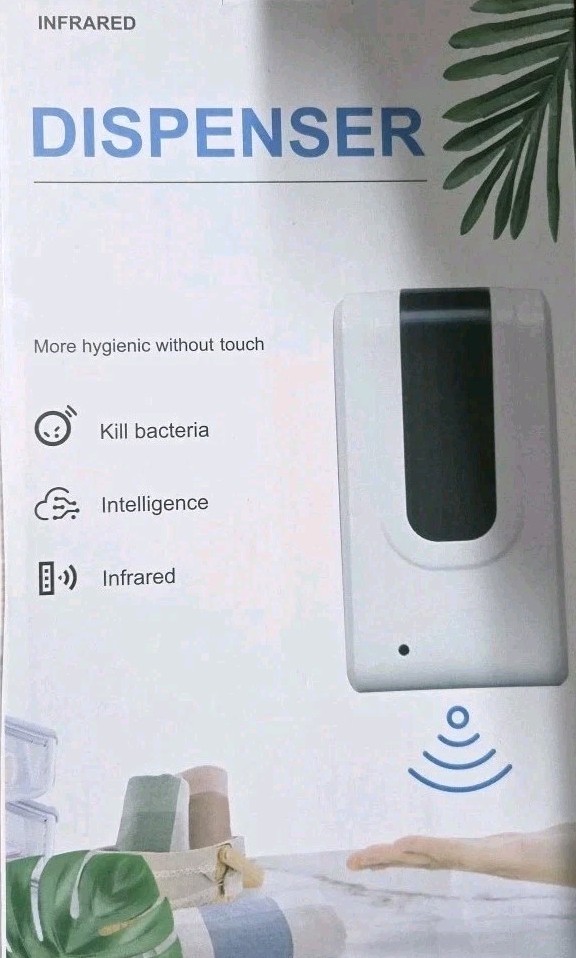 Hand Soap Dispenser White Touch Free