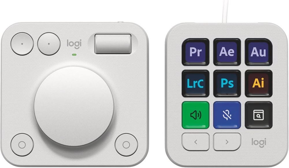 Logitech - MX Creative Console Dialpad&Keypad Grafic Design, Photo/Video Editing