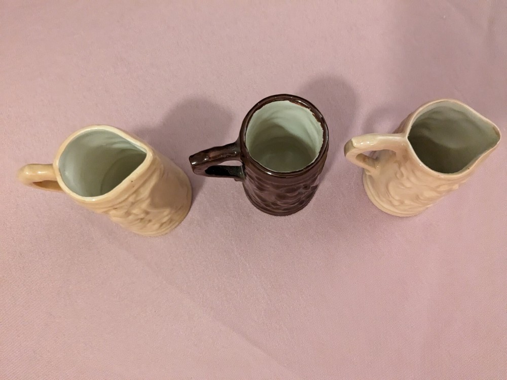 Homemade Mid-century Mini Pitchers and Stein Set