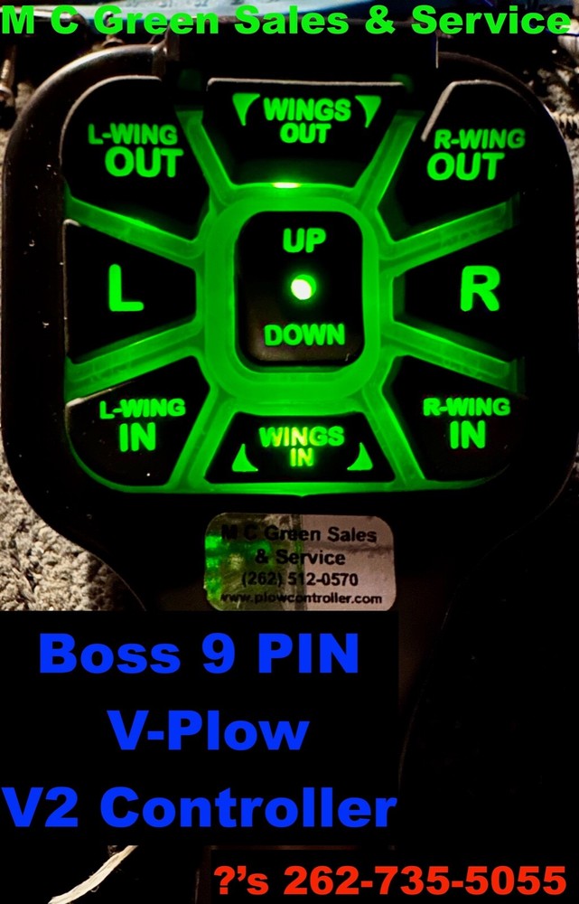 V2 PREMIUM BOSS SNOW PLOW REPLACEMENT PROGRAMMABLE CONTROLLER V PLOW USA MADE