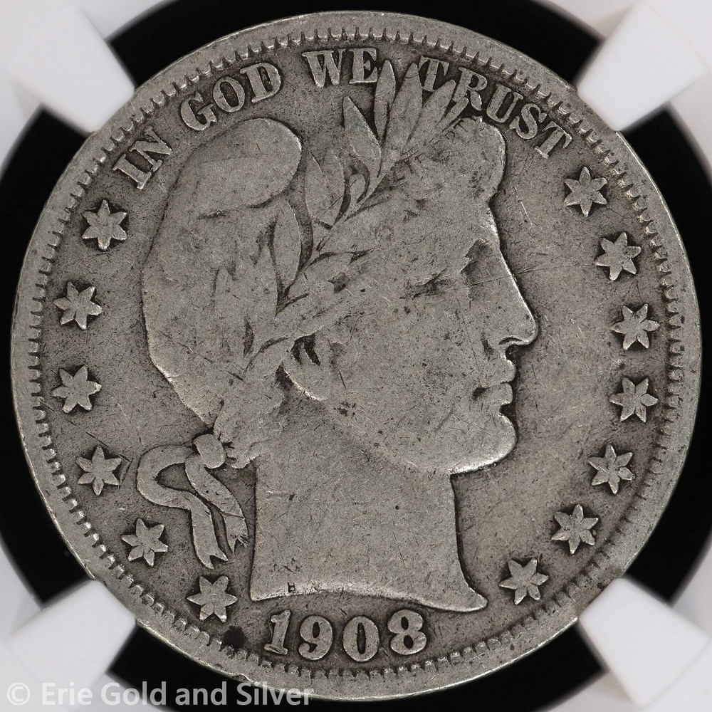 1908-S 50C Barber Half Dollar NGC VG 10