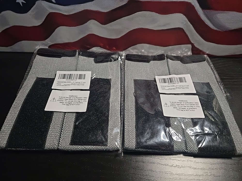 Beast Mode Weightlifting 12" 2 PACK!! Wrist Wraps with Thumb Loop –