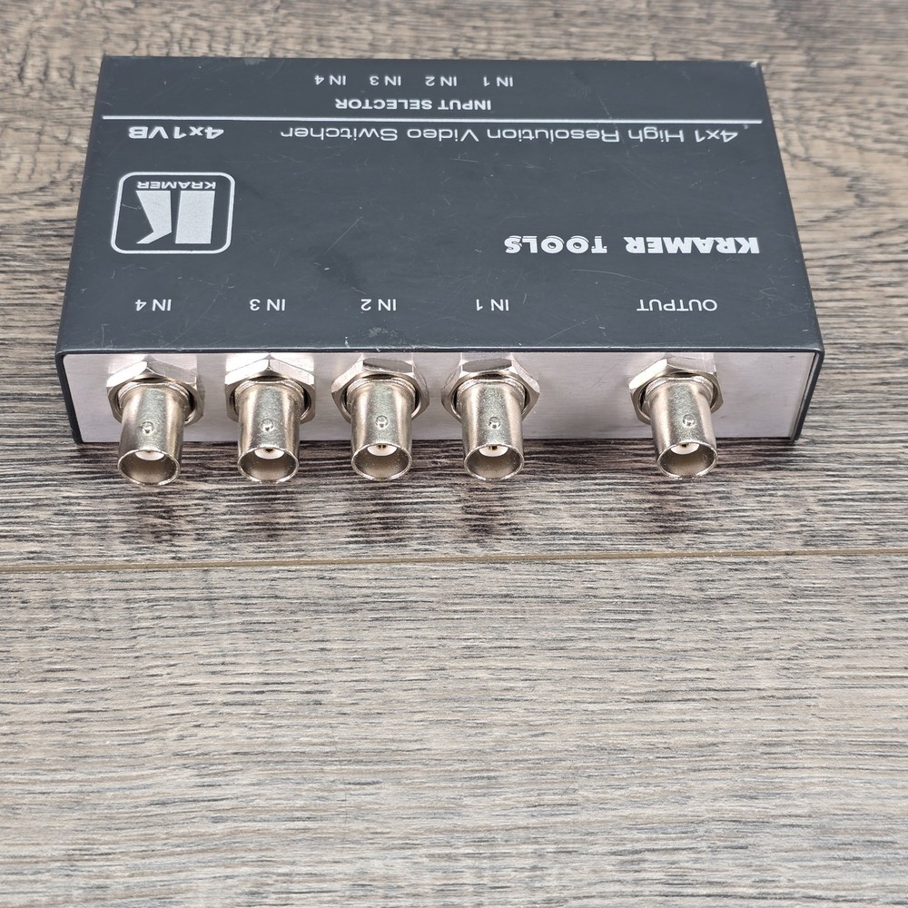 Kramer Tools 4x1VB High-Resolution Video Switcher - Tested Working