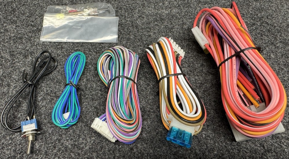 PYTHON 4106P 4X06 DIRECTED AUTHENTIC WIRES/HARNESS/HOOD PIN AND TOGGLE SWITCH.