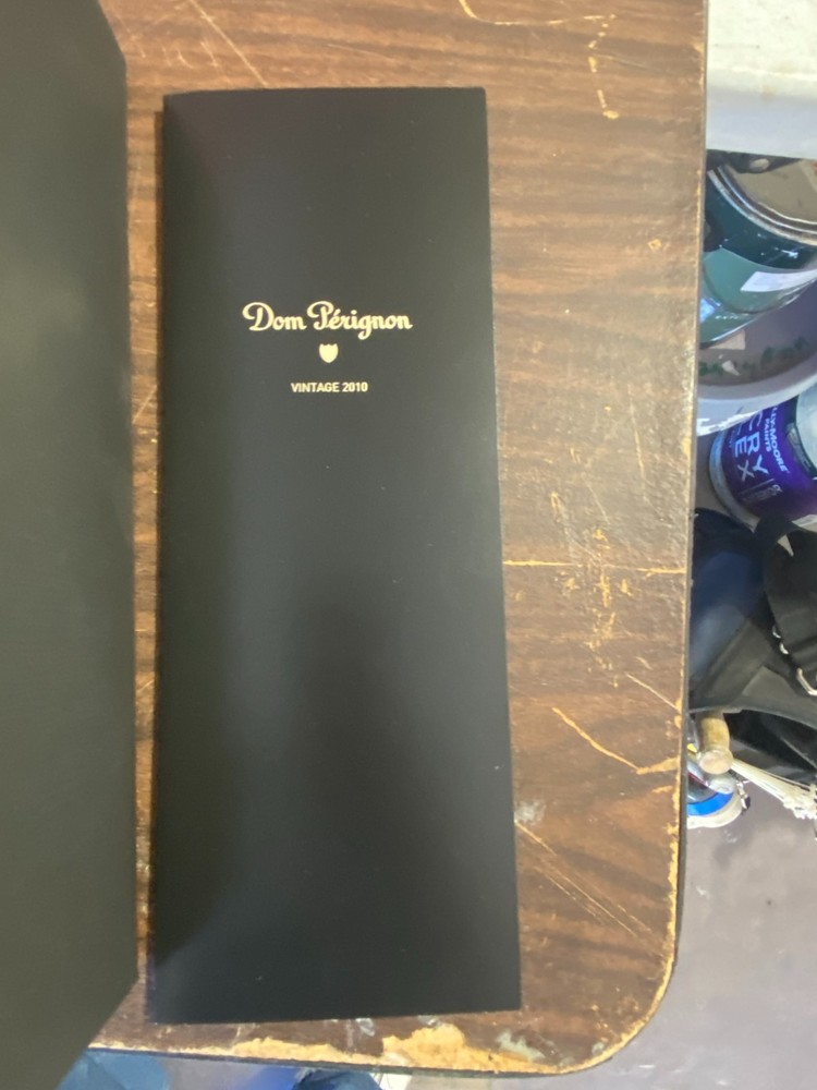 DOM PERIGNON Empty Box & Pamphlet - Vintage 2010. GOOD Condition.