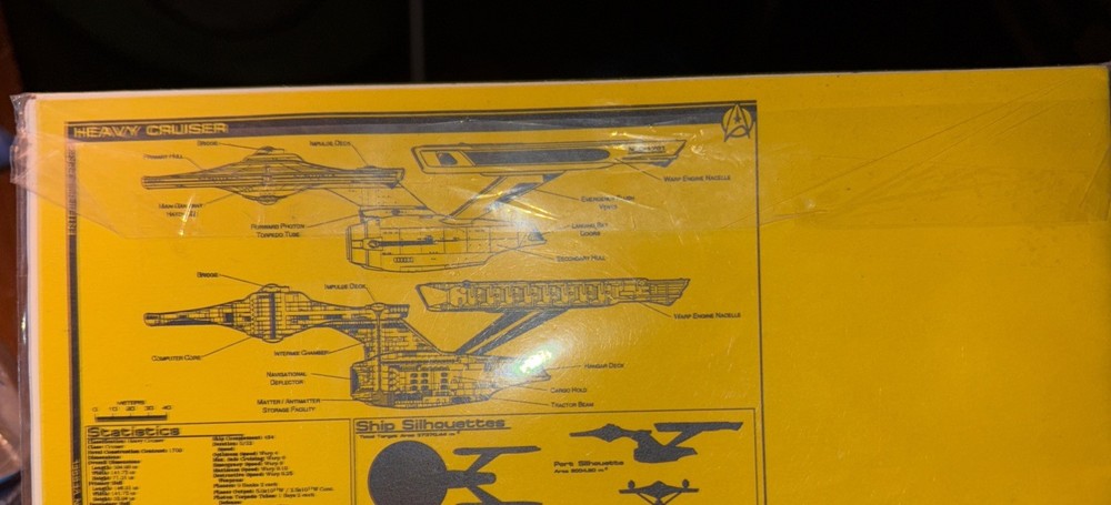 Star Trek USS Enterprise Heavy Cruiser Data Sheet Jackill Technical Readout