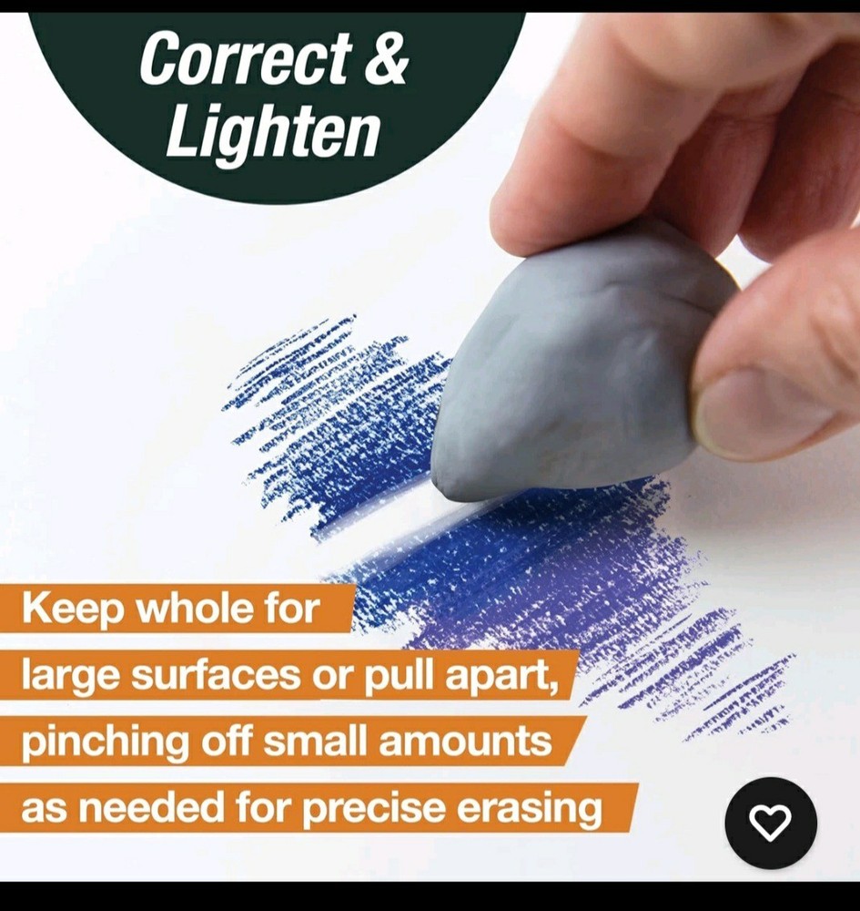 Faber-Castell Kneaded Eraser with Case, Grey