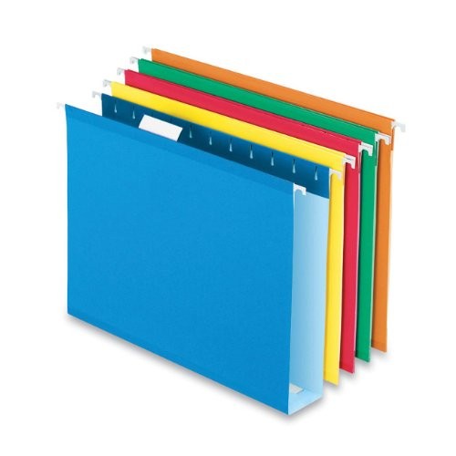 Esselte 4152X2ASST Hanging Folder Assorted 2" Capacity 25/Box