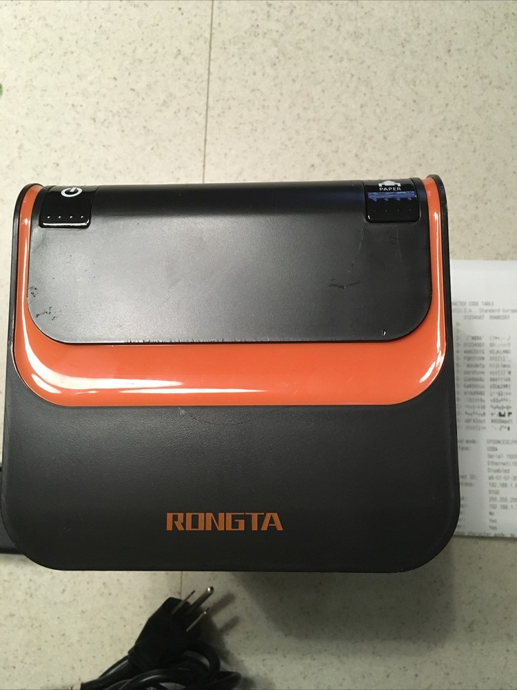 Rongta POS Printer, 80mm USB Thermal Receipt Printer w/ Power pack RP332 EUC