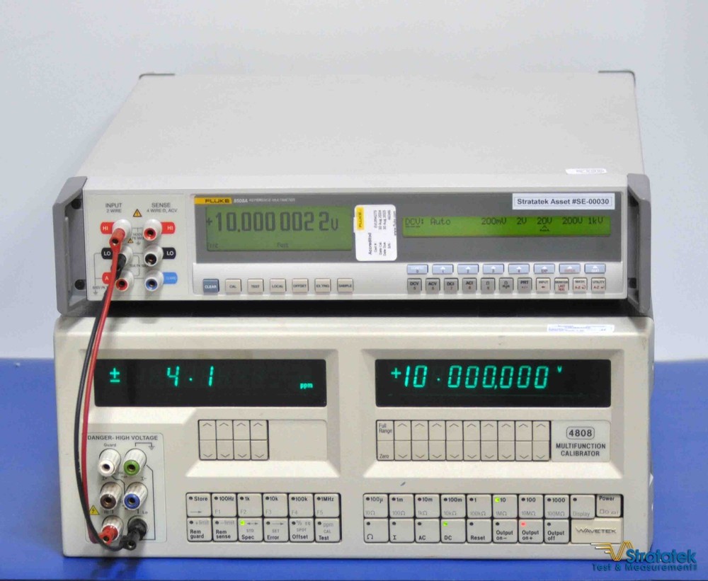 Wavetek 4808 Multifunction Calibrator 200V 2A DC NIST Calibrated Datron 230V