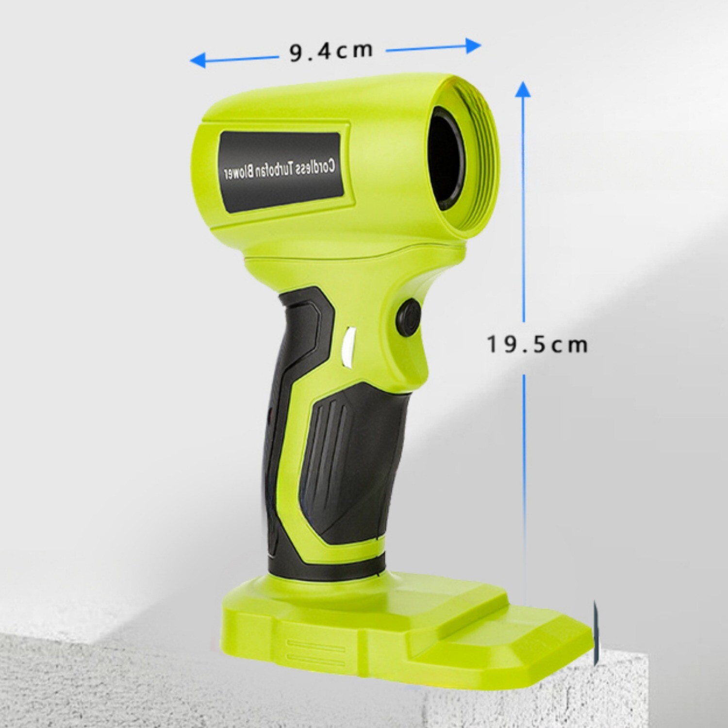 210W Electric Jobsite Air Blower for Ryobi 18v Cordless Leaf Blower Handheld