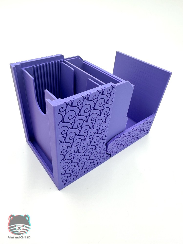 One Piece TCG Teach Blackbeard Dark Fruit Pattern Magnetic Deckbox + MINI SNAP