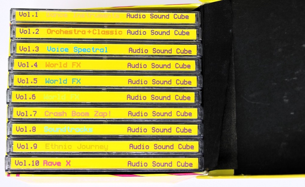 Best Service Sound Cube Audio Format Sample/Sound Library/Sampling 10 CD Box Set