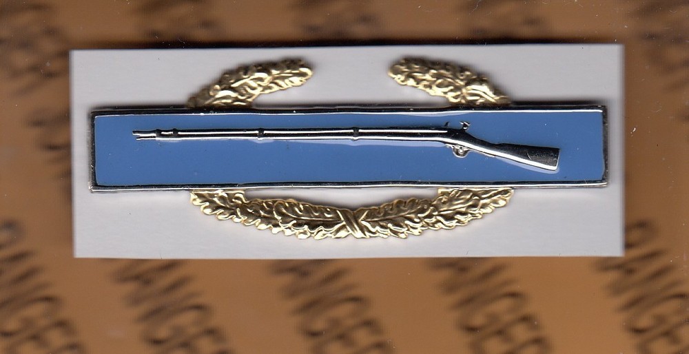 US Army Master CIB Combat Infantryman Badge Stabrite Qualification award ~3.25"