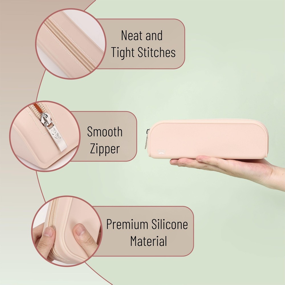 Silicone Makeup Travel Brush Holder Case Tools Organizer Waterproof