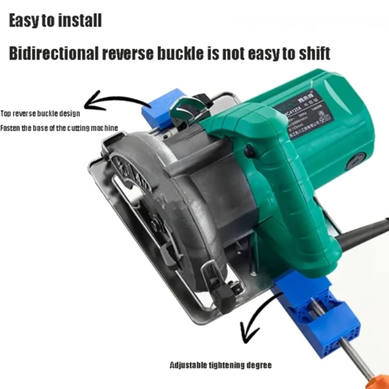 Adjustable Electric Circular Handsaw Milling Position Clamp for Precise Cutting